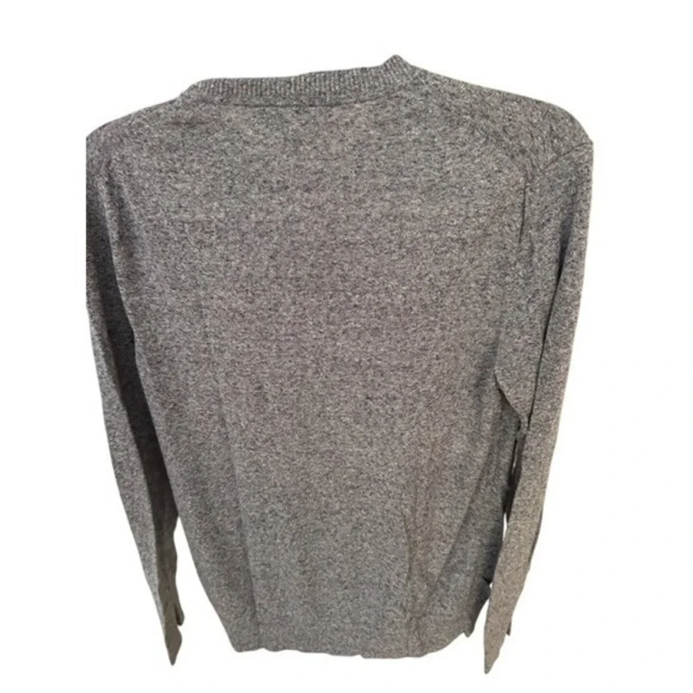 BANANA REPUBLIC.Long Sleeve, Black/White. Lightweight Sweater.Silk/Linen.M.‎